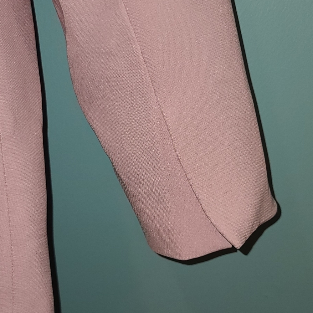 NWT ZARA straight cut blazer Pink  M - Picture 15 of 15